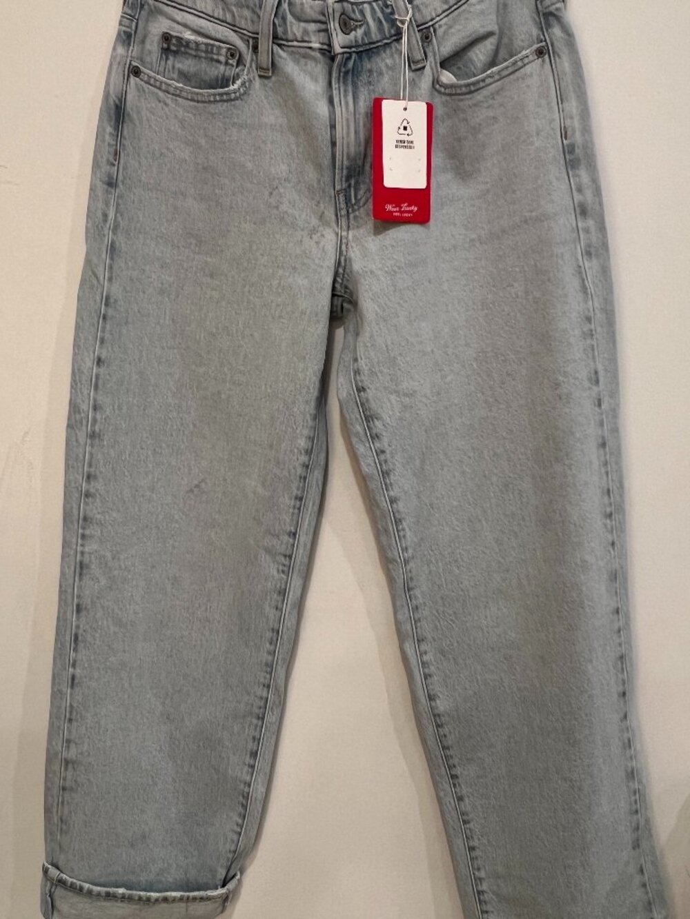 Lucky brand Women’s Baggy Light Wash Jean